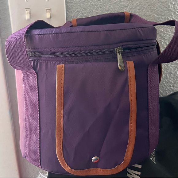 Topfoud chakra Purple and‎ Brown heavy duty carryng case - Picture 3 of 6